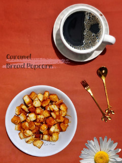 Foto resep Caramel Bread Popcorn