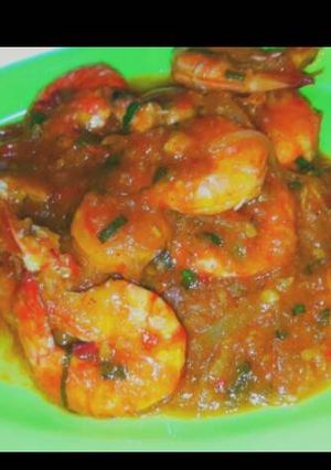Foto resep Udang saos padang