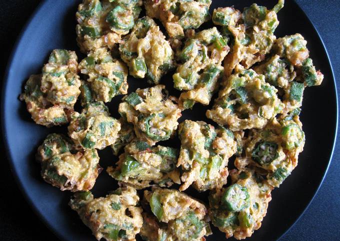 Recipe of Mario Batali Crunchy Okra Fritters