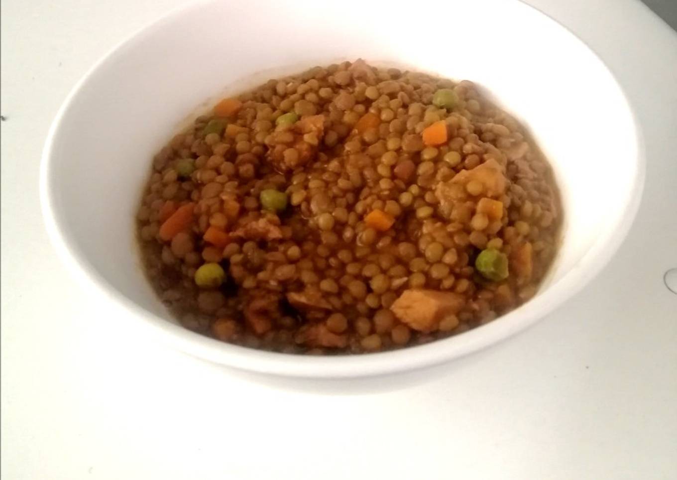 Lentejas al pomodoro