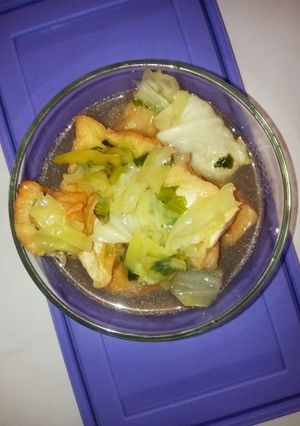 Foto resep Tumis tahu kubis