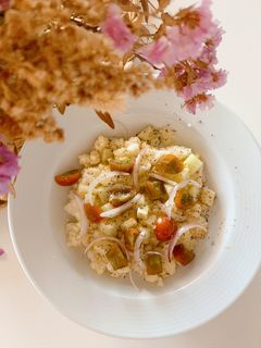 Una foto de Ensalada de coliflor
