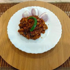 A picture of Roasted round gourd/tinda Masala.