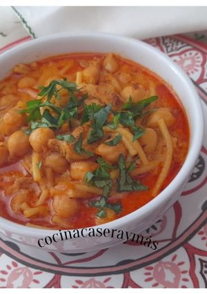 Una foto de Sopa harira
