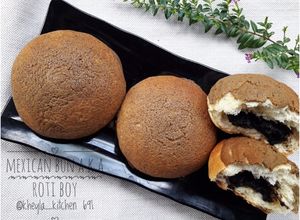 Foto resep Mexican Bun / Roti Boy Eggless Super Lembut 😍😍(Roti tanpa telur)
