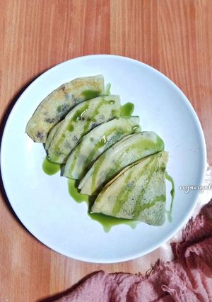 Foto resep Soft Crepes Matcha