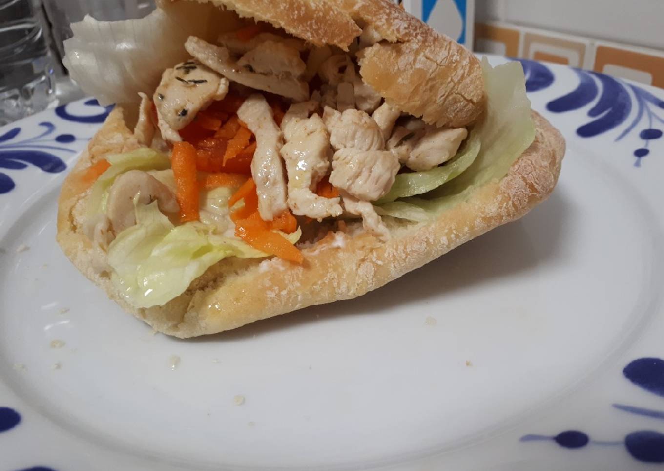 Kebab de pollo