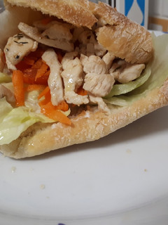 Una foto de Kebab de pollo