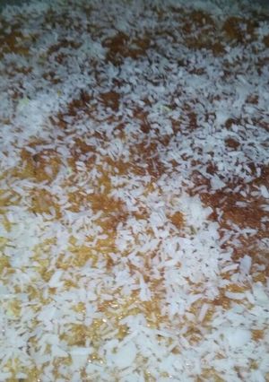 صورة لوصفة هريسة بالجوز الهند