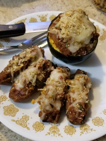 Simple Way Make Recipe Sloppy Joe Stuffed Mini-Eggplant &amp; Zucchini that is So Delicious, Can Spoil the Tongue}