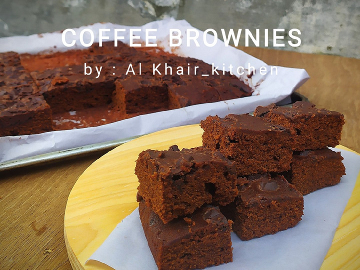 Standar Cara  membuat Coffee Brownies dijamin istimewa