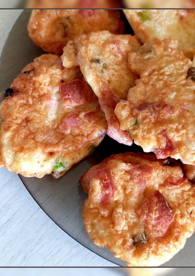 🔸Оладки з рисом і сардельками🔸
