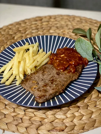 Cara Mudah Membuat Resep Beef steak BBQ home made yang Bikin Ngiler Anti Ribet, Lezat Sekali