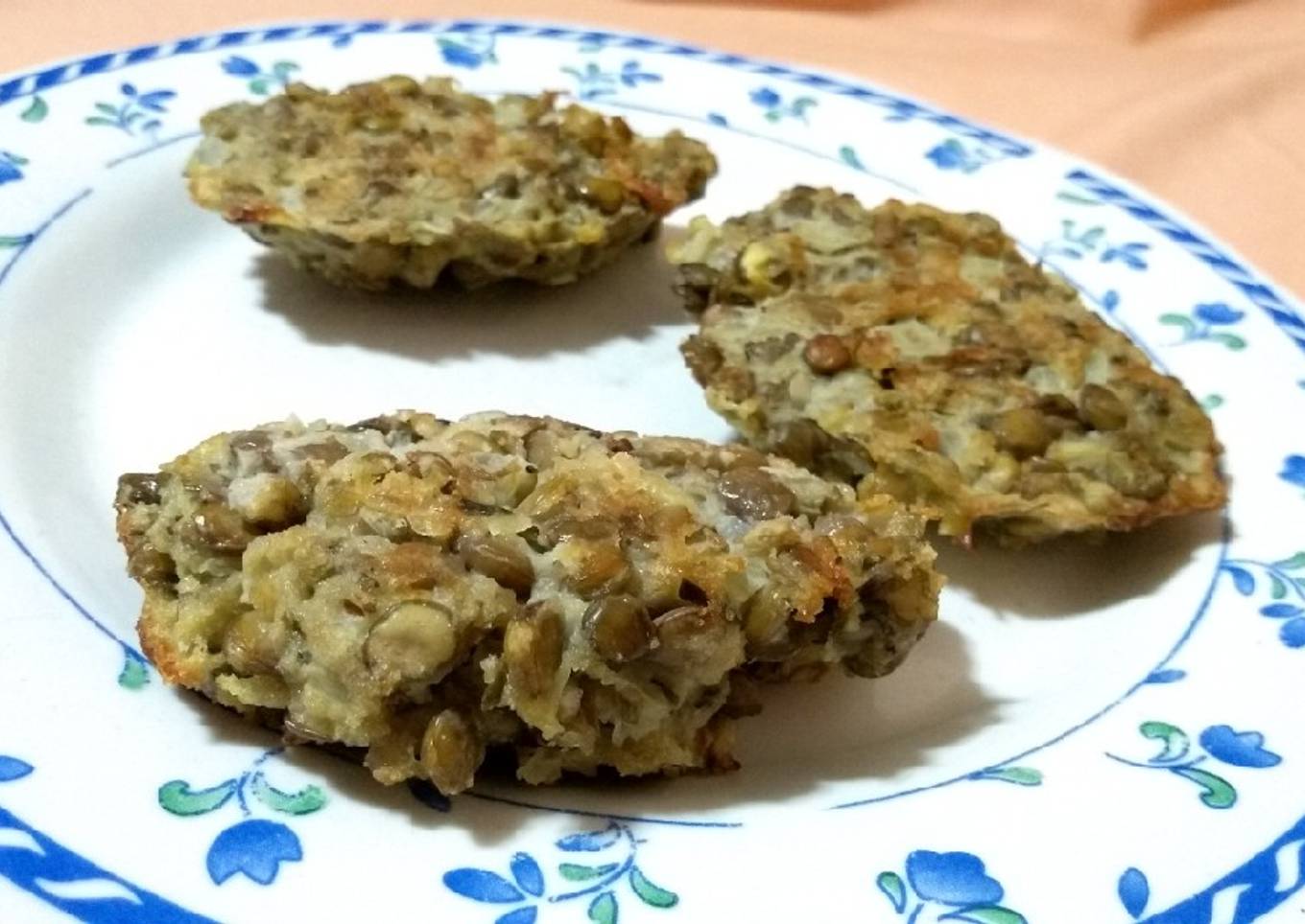 Hamburguesas de lentejas al horno