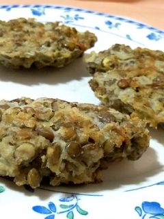 Una foto de Hamburguesas de lentejas al horno