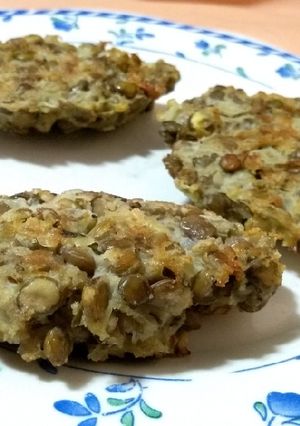 Una foto de Hamburguesas de lentejas al horno