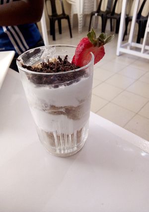 A picture of Saw dust Pudding.