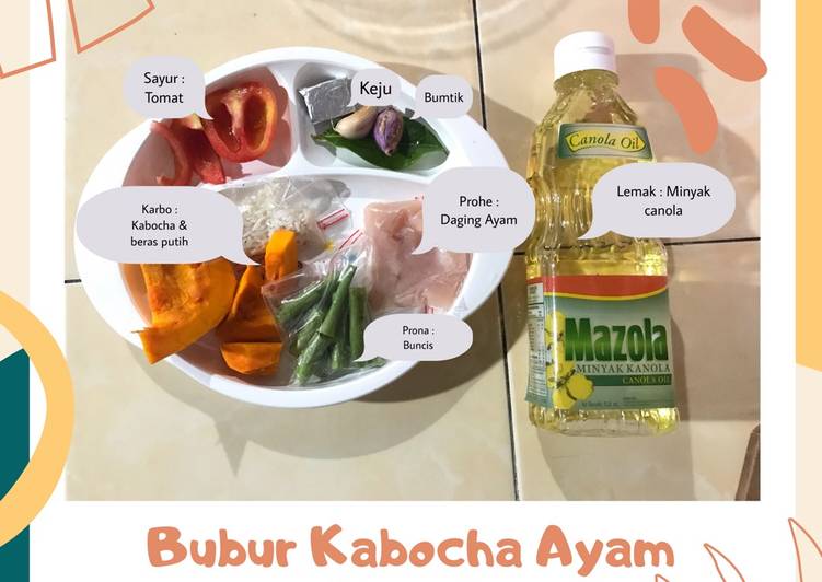 Resep Mpasi 6 Day 10 Bubur Kabocha Ayam Buncis Oleh Yunchans Cookpad