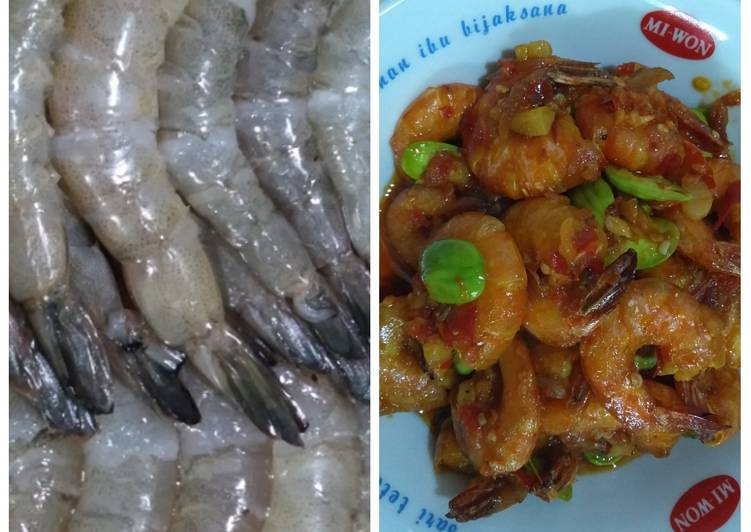 Resep Udang Marinasi Sambal Pete Anti Gagal