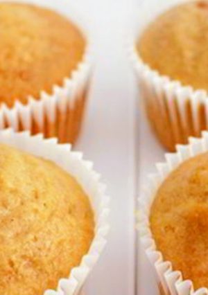 Una foto de Cup Cakes de vainilla esponjosos