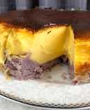 芋頭巴斯克乳酪蛋糕Basque Cheesecake(比依氣炸鍋)