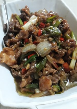 Foto resep Chicken teriyaki hot spicy