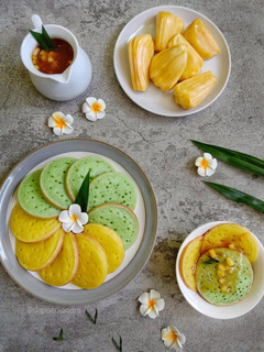 Foto resep Serabi Kinca Nangka Teflon