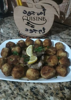 صورة لوصفة معقوده بطاطا بالجبن توب