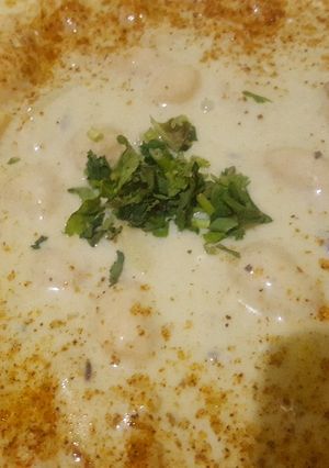 A picture of Dahi phulki raita.