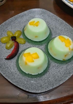 Foto resep Puding buah mangga