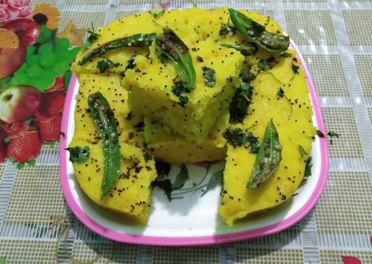 Semolina Dhokla😍