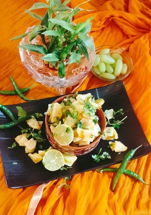 A picture of Falahari aloo/ vrat wale aloo.