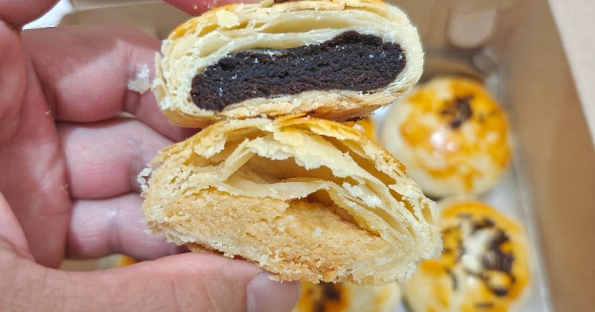 Resep Pia Crispy Cokelat Keju Ala Bali Rasanya Maknyus