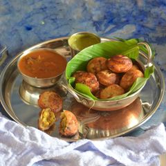 A picture of Masala Paniyaram.
