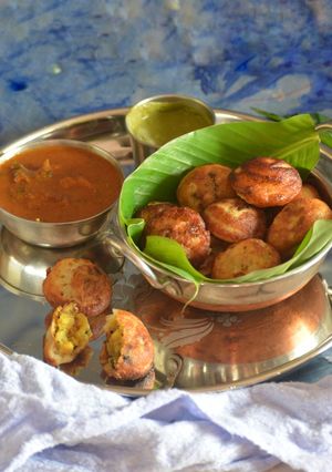 A picture of Masala Paniyaram.