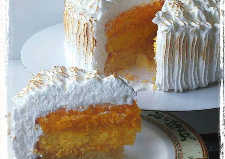 Tarta de limón y meregue