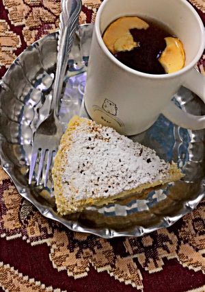 عکسی از دستور کیک یک تخم مرغی بدون فر