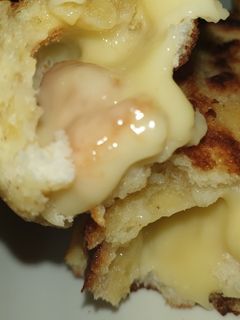 صورة لوصفة فطور سهل وسريع 🍞🧀🥚🧂