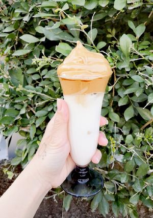 Hình của món Cafe bọt biển.