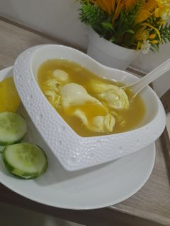صورة لوصفة سوب صحية 😋😋🥚 بالبيض