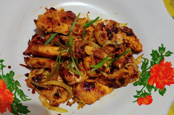 Anti Ribet, Buat Ayam panggang bumbu rujak (Diet version) Kekinian