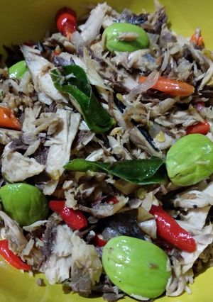 Foto resep Tongkol Suwir Petai