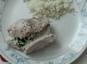 Foto de Peito de Frango com Espinafres e Ricota