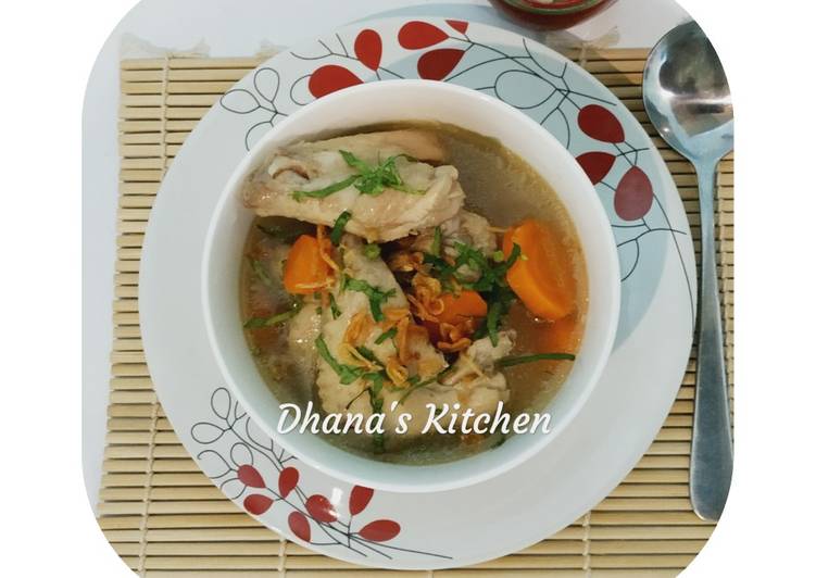 Resep Sup Ayam Klaten - Pak Min, Lezat