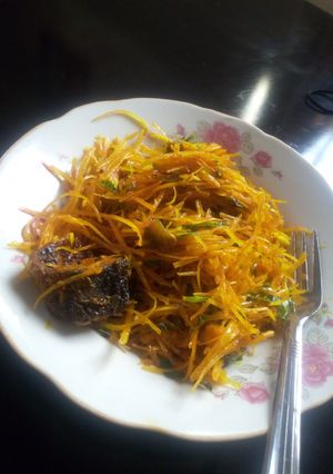 A picture of Abacha (without potash).