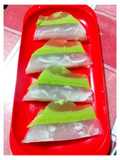 Puding lapis lumut dan kelapa muda/dogan