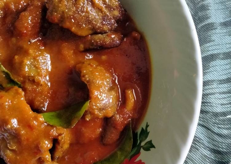 Cara Gampang memasak Rempelo Hati Ayam Bumbu Pedas yang enak
