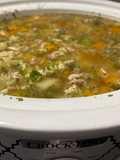 Harvest Hex Orzo Soup