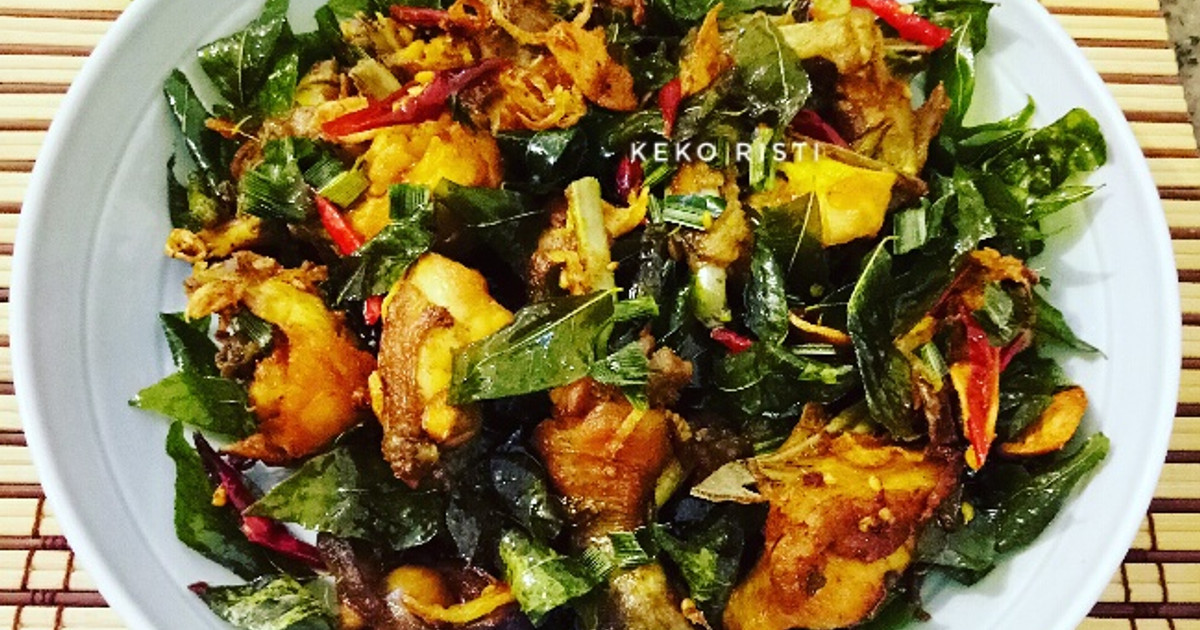 Resep Ayam Tangkap Aceh || Ayam Goreng Dgn Daun Kari oleh Keko Risti ...