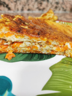 Una foto de Tortilla de Zanahoria